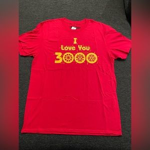 Marvel Iron Man I love you 3000 Shirt